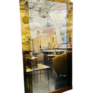 Italian 1930-40’s leaded Crystal mirror made by Fontana Arte for Pierluigi Colli