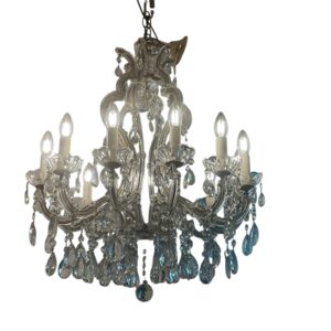 Italian 1930-40's Bohemian  Lead Crystal Mariateresa chandelier