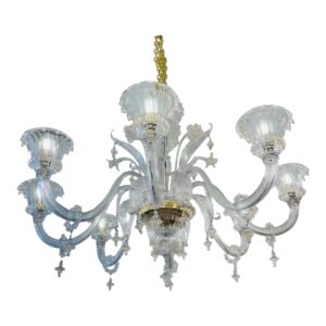 Pair of 1950's Italian Murano chandeliers
